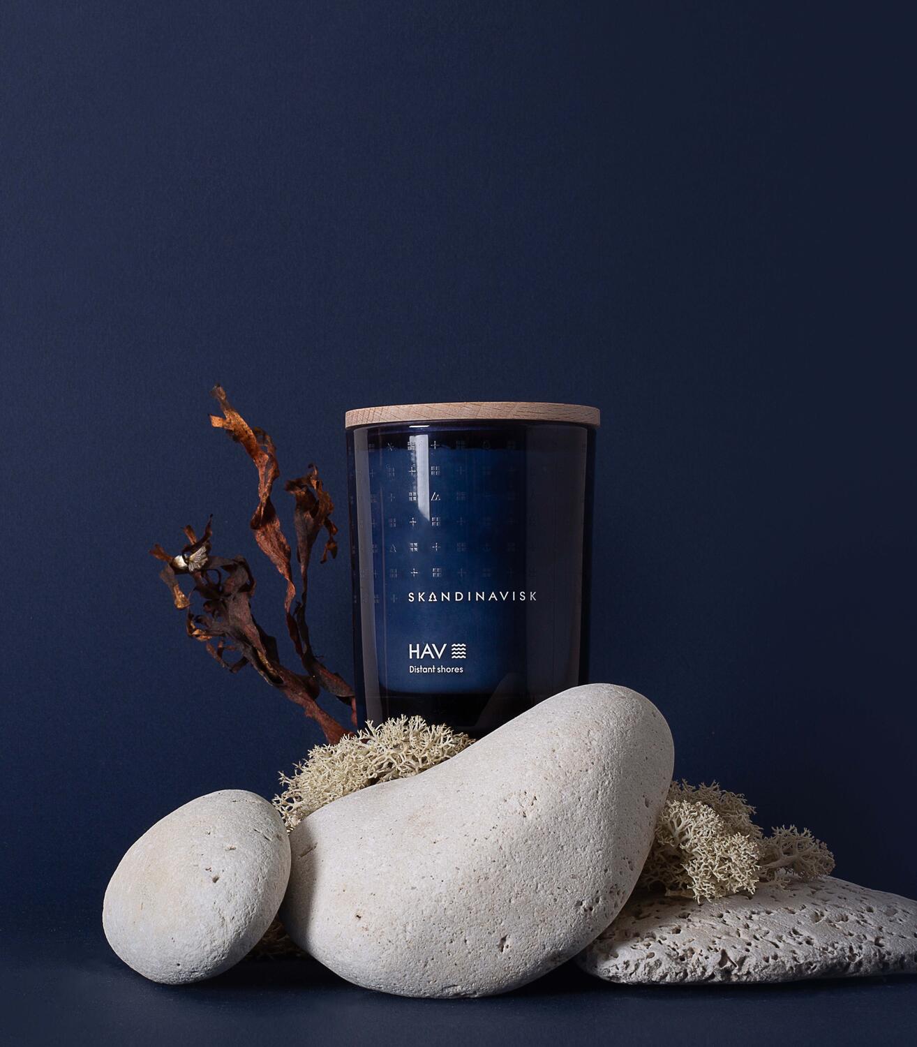 Hav duftlys, 65g. - Deep blue